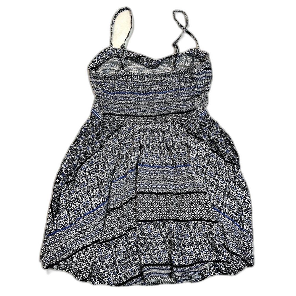 Aeropostale Lightweight Blue and Black Patterned Women's Mini Dress Size Small - Picture 10 of 12